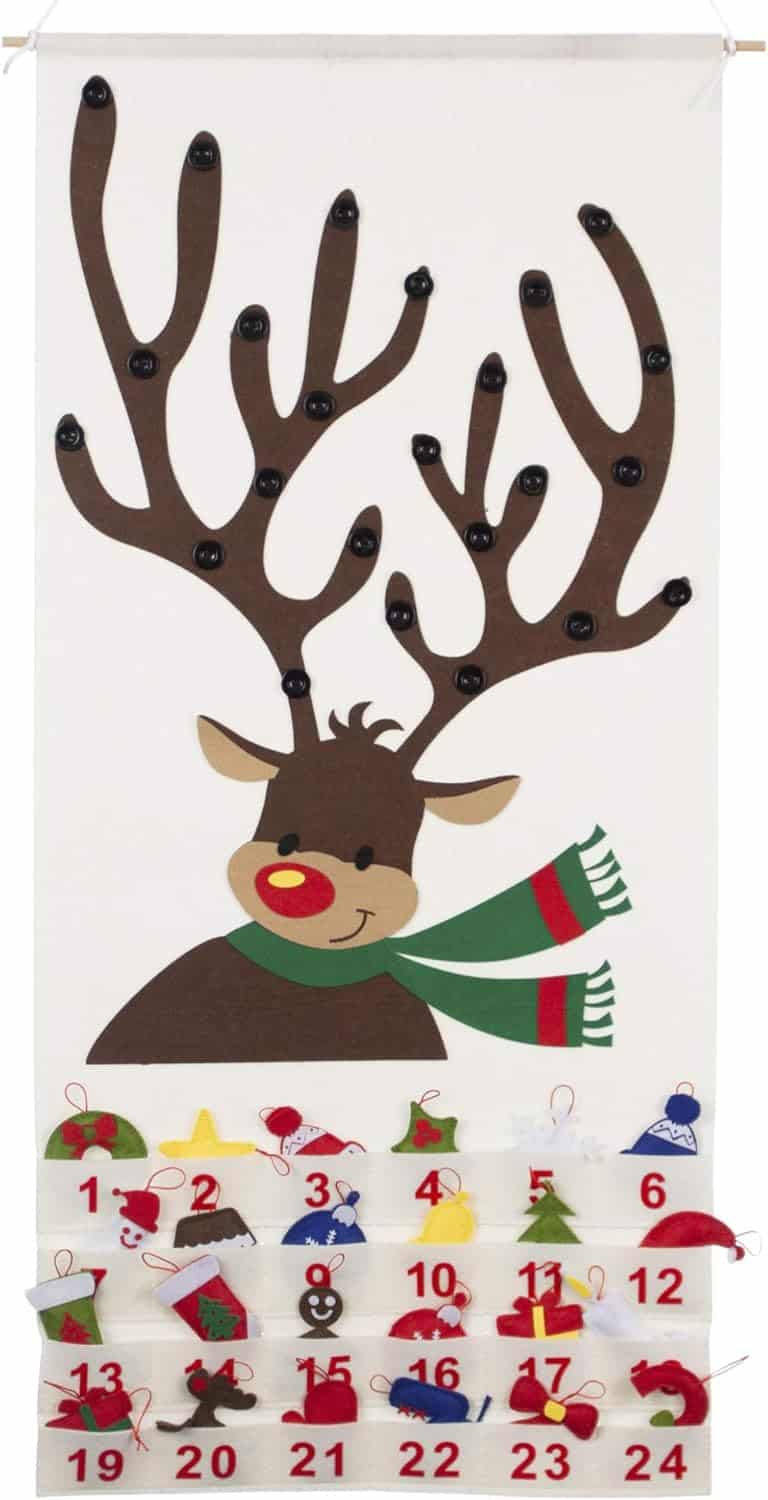 felt advent calendary